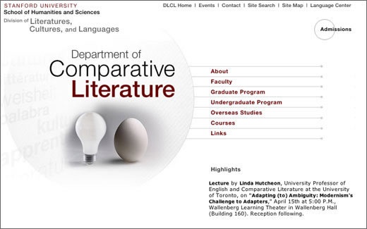 Comparative Literature home page