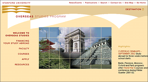 Overseas Studies Program home page